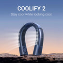 TORRAS Coolify 2 Wearable Air Conditioner Portable 9 Modes Bladeless Neck Fan 5000 mah
