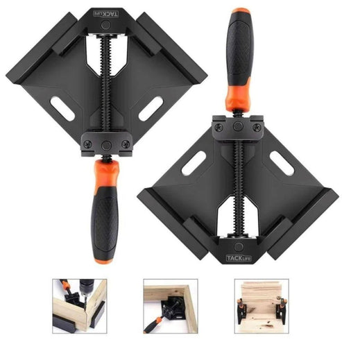 Right Angle Clamps for DIY & Woodworking Projects (2-Pack)