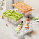 Piano Key Design Ice Cube & Popsicle Mold+Bi-Fold Ice Lattice Single Layer SET