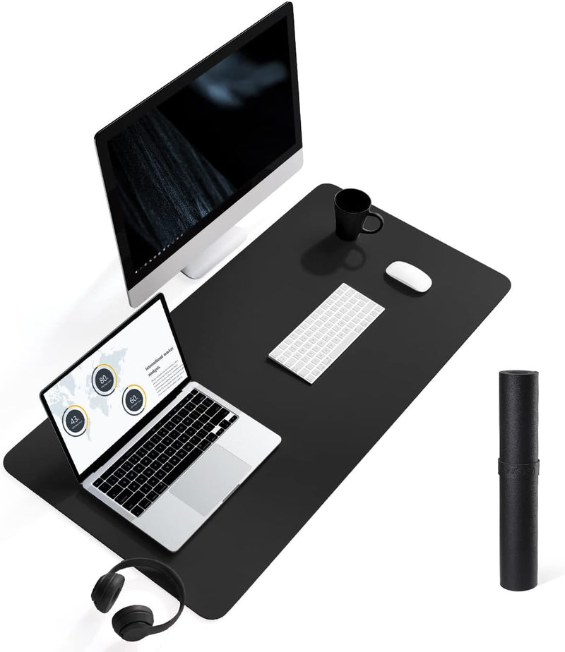 Non-Slip Desk Pad, Waterproof PVC Leather Desk Table Protector