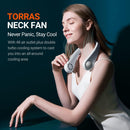 TORRAS L2 Portable Neck Fan Rechargeable Lightweight Neck Fans, 3 Speeds Powered Neck Air Conditioner Battery for Women & Men
