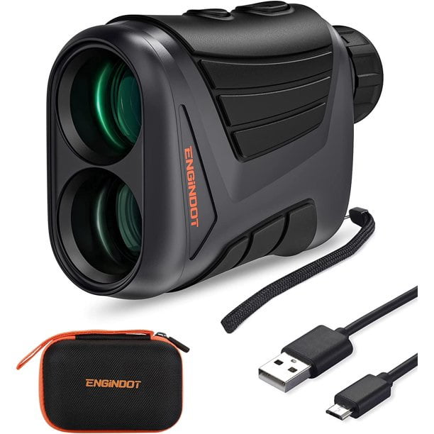 900-Yard Hunting and Golfing Laser Rangefinder with Rechargeable Lithium  Battery