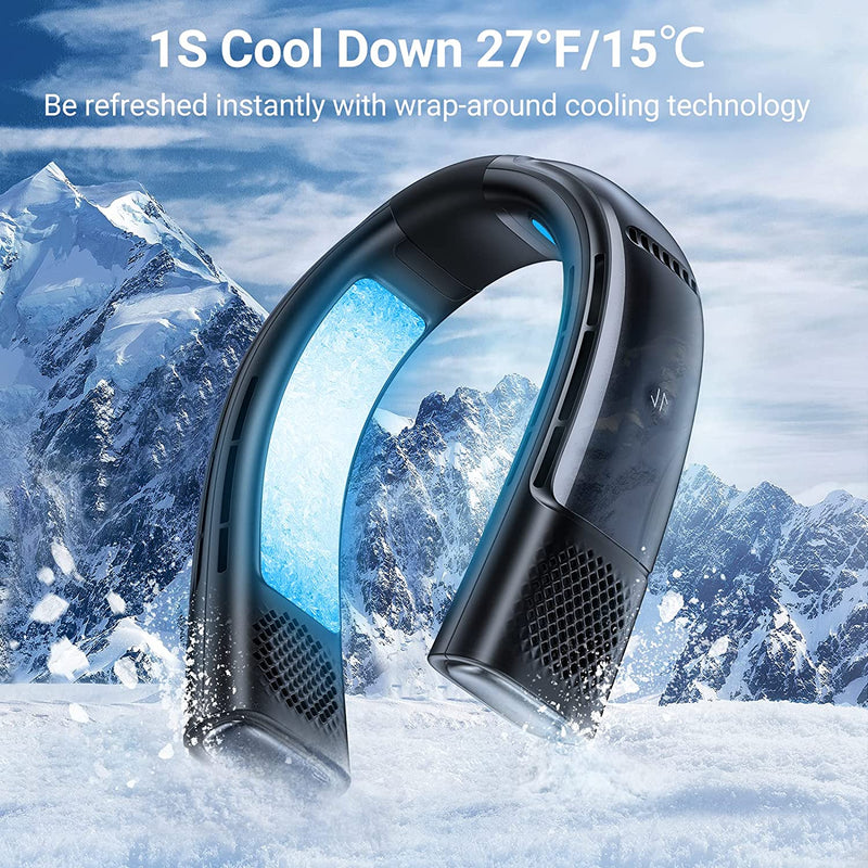 COOLIFY 2 Personal Bladeless 4,000 mAh Rechargeable A/C & Heater, 5-Speed
