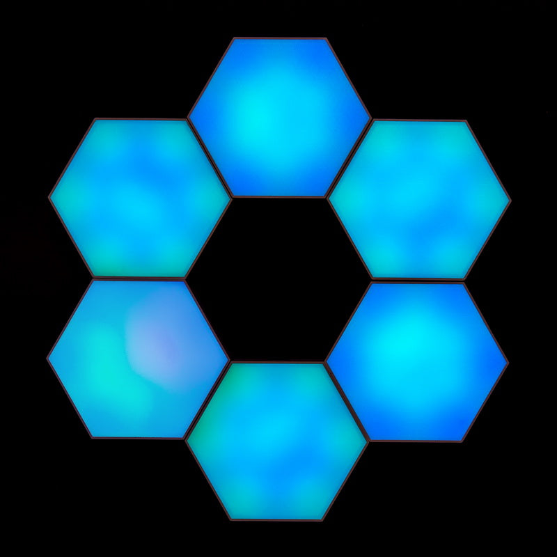 Vital Lites Hexagonal Quantum LED Wall Lights with App (6-Pack)