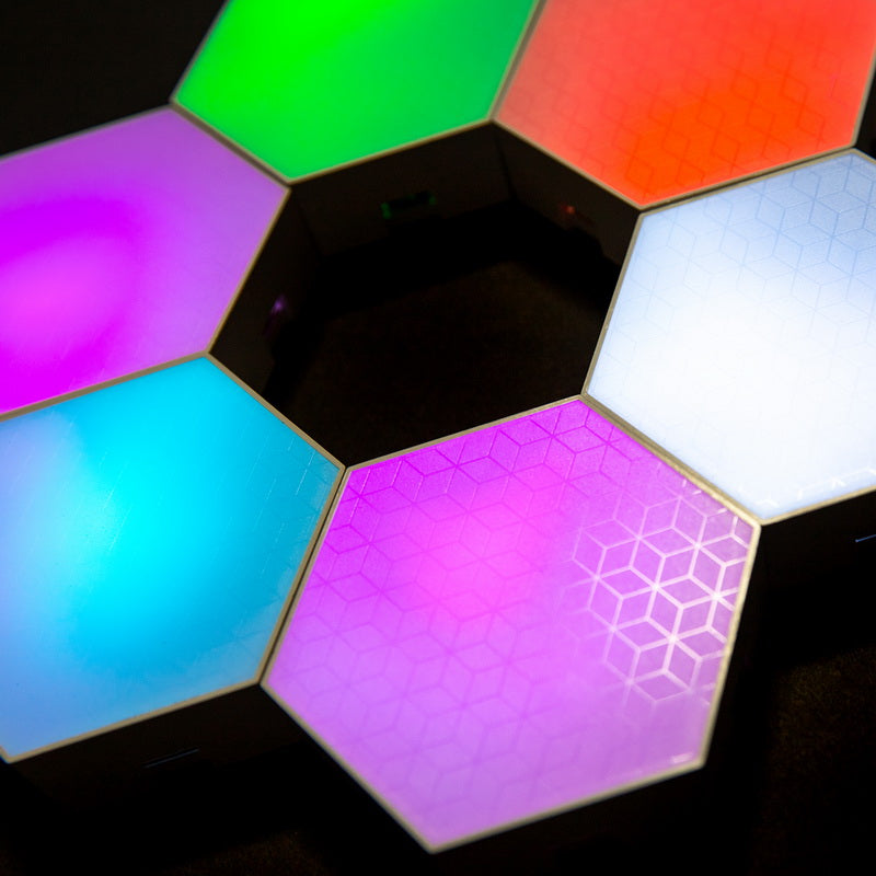 Vital Lites Hexagonal Quantum LED Wall Lights with App (6-Pack)
