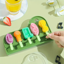 Piano Key Design Ice Cube & Popsicle Mold+Bi-Fold Ice Lattice Single Layer SET