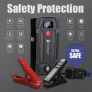 Pursuit UltraSafe Smart Jump Starter & Power Bank with Emergency Light & Compass for 6.0L Gasoline or 3.0L Diesel Cars and Trucks