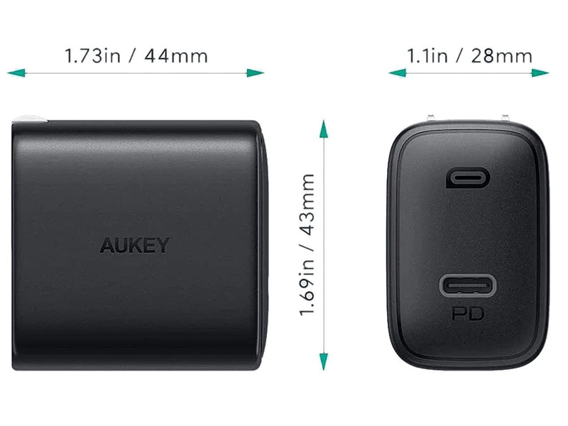Aukey 20W Compact USB-C Charger with Power Delivery 3.0