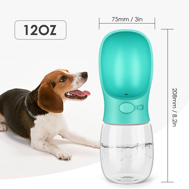 Portable Dog Water Bottle with Bowl Dispenser, Antibacterial, Leak Proof
