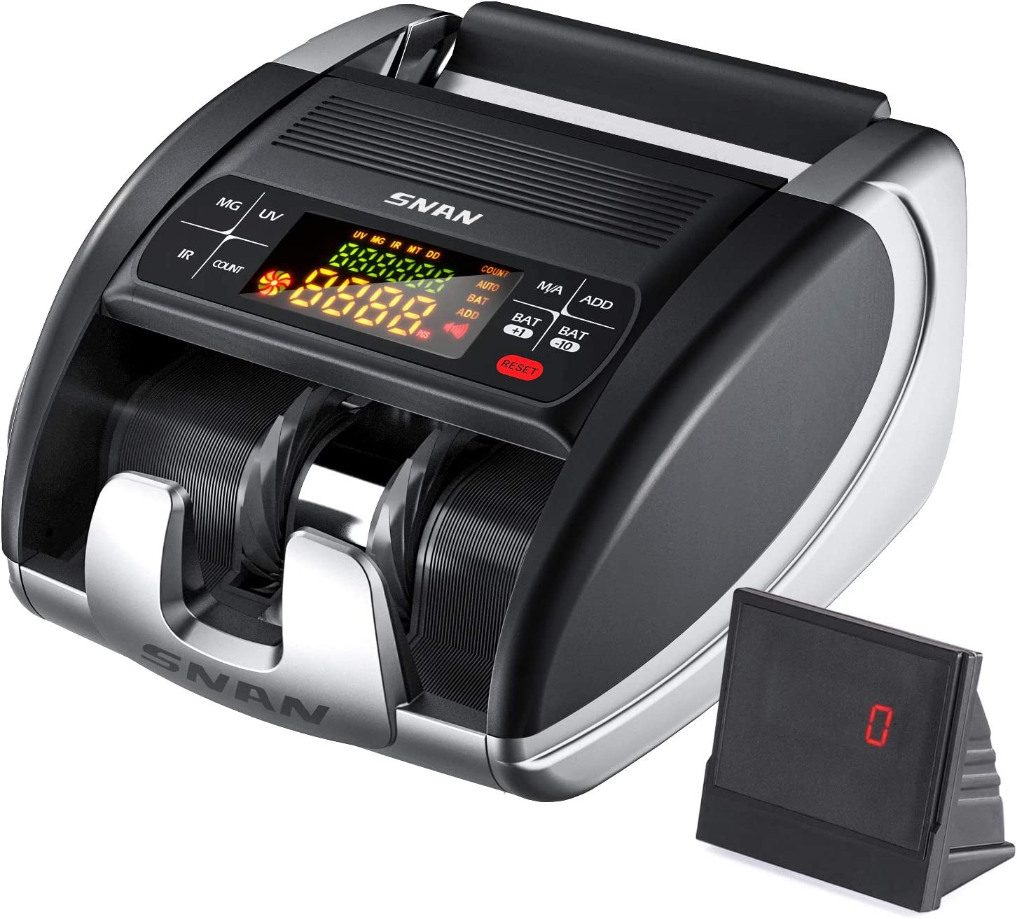 EasytoUse Bill Counting Machine with UV/MG/IR Counterfeit Detection