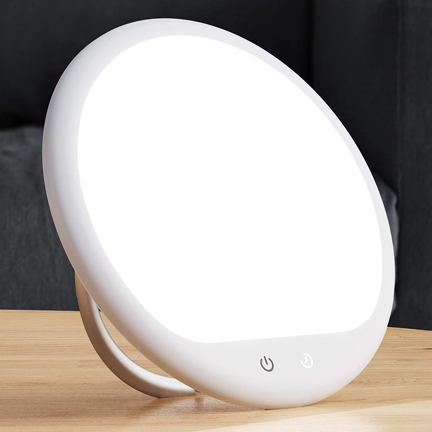 Arealer Light Therapy Lamp,Cool & Warm Light, UV-Free 10000 Lux