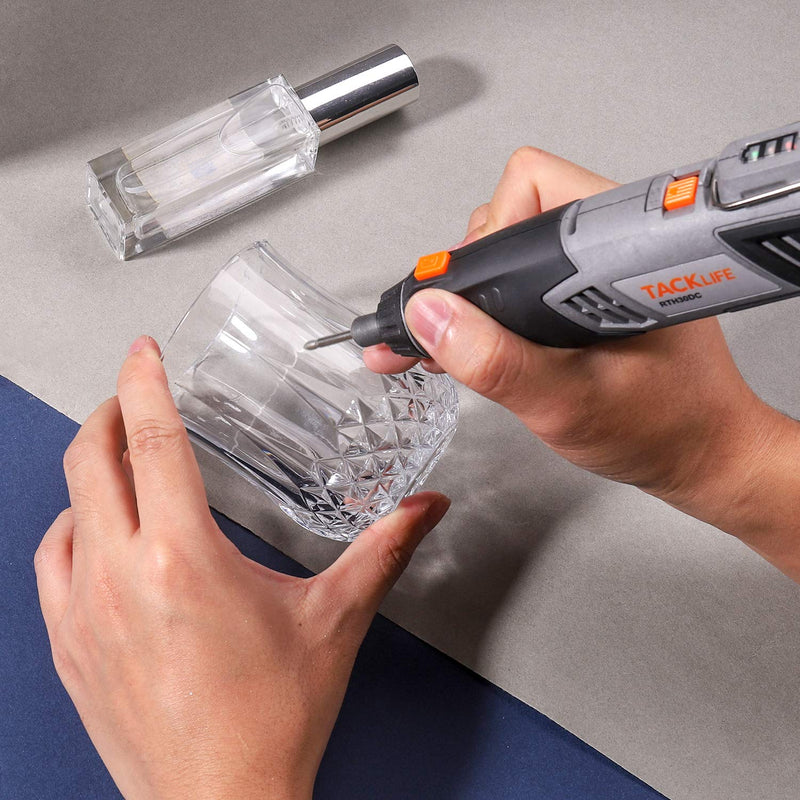 Cordless Rotary Tool 4V Power Portable Size with Versatile Accessories, Perfect for DIY Creation and Light Duty RTH30DC
