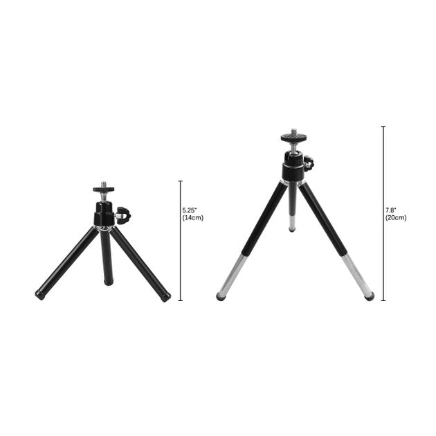 Lightweight Mini Tripod for Webcams and Cameras – Compact and Foldable Tripod