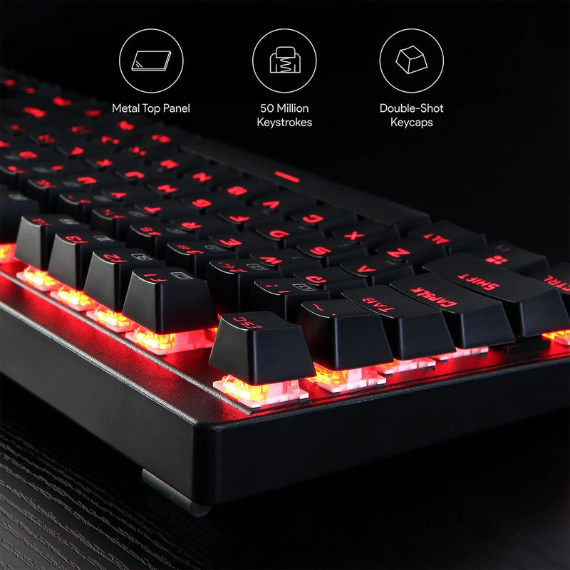 Aukey KM-G6 Mechanical Gaming Keyboard with LED Backlighting