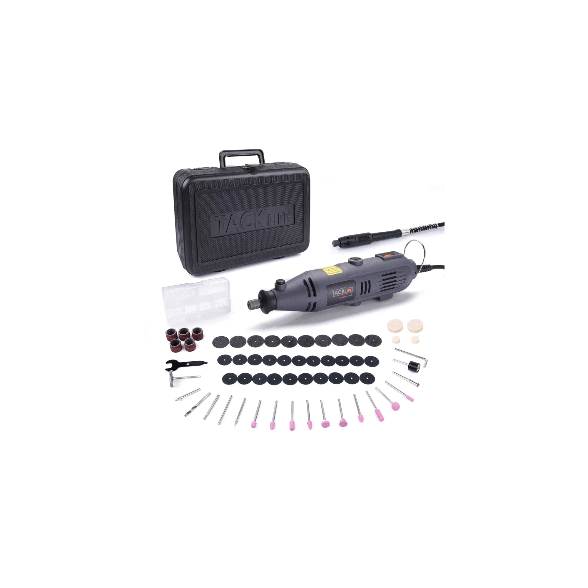 Rotary Tool With Flex Shaft 135W Power Variable Speed