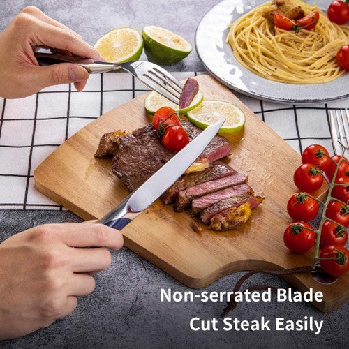 Flatware set, 4 Pieces Steak Knives & Forks