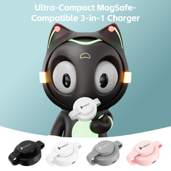 2025 Travel Magnetic Wireless Mag-Safe 3 in 1 Charging Station for Apple Multiple Devices - Fast Charger iPhone 16 15 14 13 12 Pro Max Plus, Charging Pad for Apple Watch Air Pods,with storage box