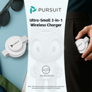 2025 Travel Magnetic Wireless Mag-Safe 3 in 1 Charging Station for Apple Multiple Devices - Fast Charger iPhone 16 15 14 13 12 Pro Max Plus, Charging Pad for Apple Watch Air Pods,with storage box