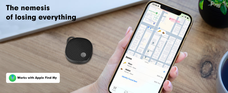 Allmatt Tag Tracker Bluetooth SmartTag Key and Device Finder with Apple Find My App