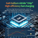 2025-1 PURSUIT GaN Multi-wire charging with Retractable USB-C & Lightning Folding Plug ,Charging Brick for iPhone and Android.