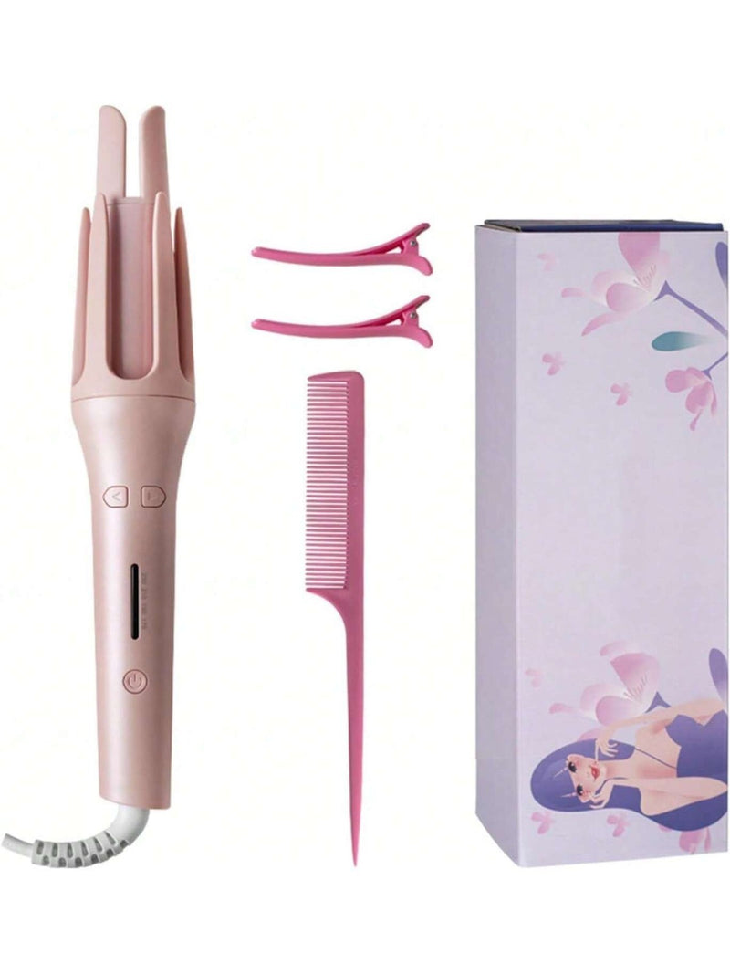 PortableAutomatic Hair Rotating Curling Iron,3 Temperature Levels, Anti-scalding