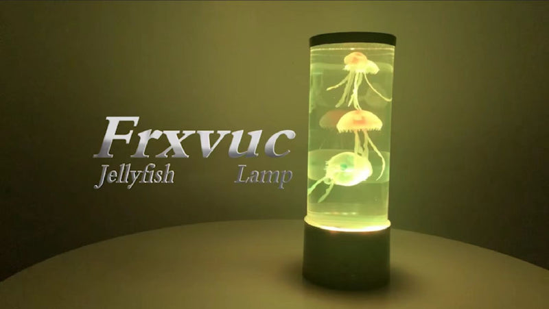 Jellyfish Lamp, Jelly Fish Light Lamp with 16 Color Changing Light Effects, with 4 Jelly Fish Remote Control Live Jellyfish Aquarium Lamp