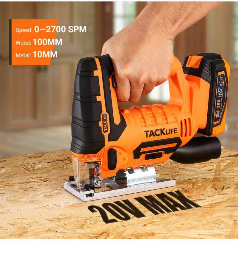 20V Max Cordless Jigsaw Kit with Li-Ion Battery, Charger & 6 Blades
