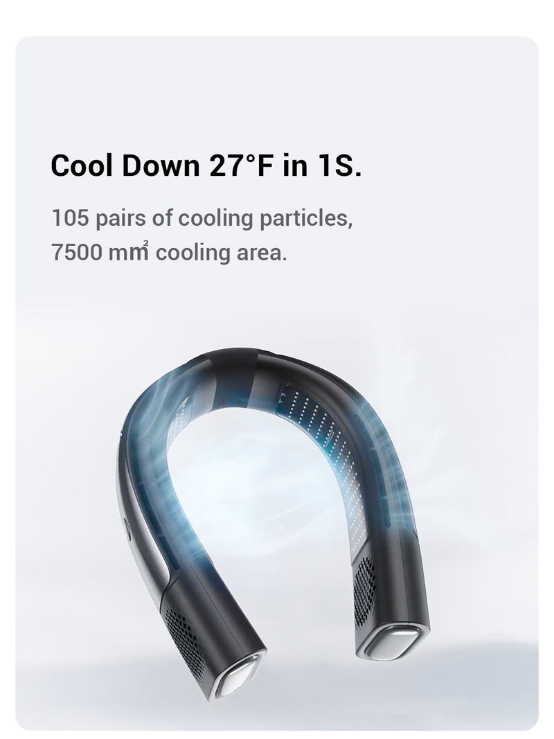 TORRAS Coolify 2 Neck Air Conditioner Cooling & Heating Neck Fan(Black)