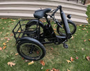 ActBest Triker Plus Folding 3-Wheel Electric Bike with 1200W Motor, 48V 15.6Ah Battery, Rear Rack, Shimano 7-Speed Shifter, Front Suspension, Hydraulic Brakes, and Headlight