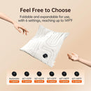 JISULIFE Hand Warmers Rechargeable, Foldable Hand Warmer Pouch with Power Bank, 6 Heating Levels, Heated Hand Muff, Fast Heating Pad Waterless, Gifts for Women, Suitable for Football, Camping, Hiking