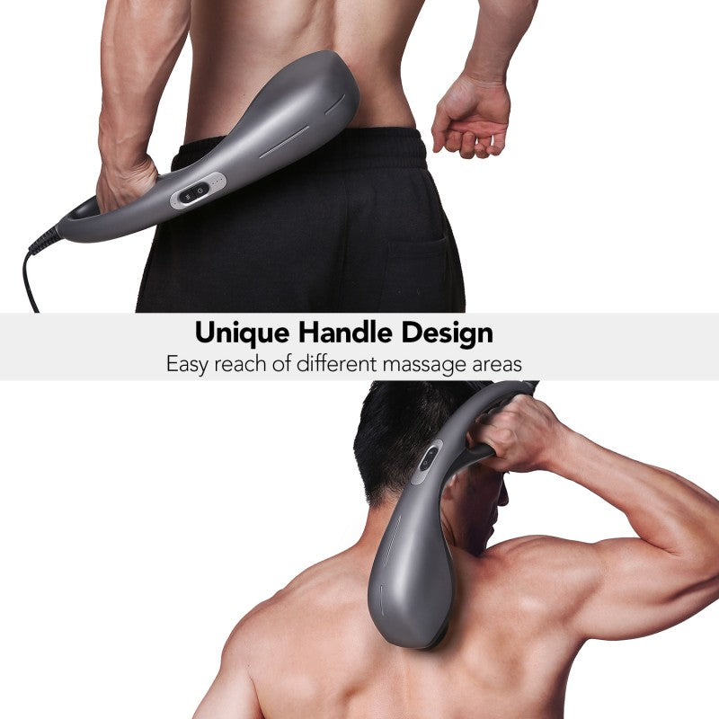 Handheld Massager with Heat and Replaceable Nodes