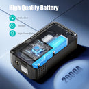 Jump Starter with Air Compressor, 2000A Portable Car Battery Booster (6.0 Gas/2L Diesel) with 150PSI Auto-Shutoff Tire Inflator, 12V Supersafe Lithium Jump Box Car Battery Jumper Starter,Idea  Halloween Thanksgiving Day Gifts