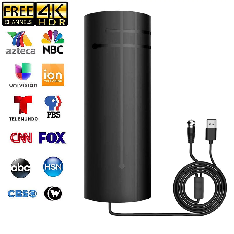 150-Mile Range HD TV Antenna with Amplifier for Free Over-the-Air Channels