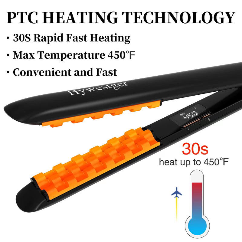 Volumizing Ceramic Hair Iron with PTC Heating and Negative Ionic Technology