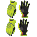 Mechanix Wear: Hi-Viz FastFit Work Gloves with Secure Fit Elastic Cuff, Reflective and High Visibility, Touchscreen Capable, Safety Gloves for Men, Multi-Purpose Use (Fluorescent Yellow, Large)