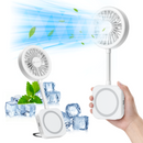 Pursuit DNDLN Magnetic Fan with LED Ring Light & Hands-Free 360° Adjustable Stand