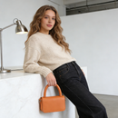 Faux vegan leather Handbags Crossbody with shoulder strap for Women