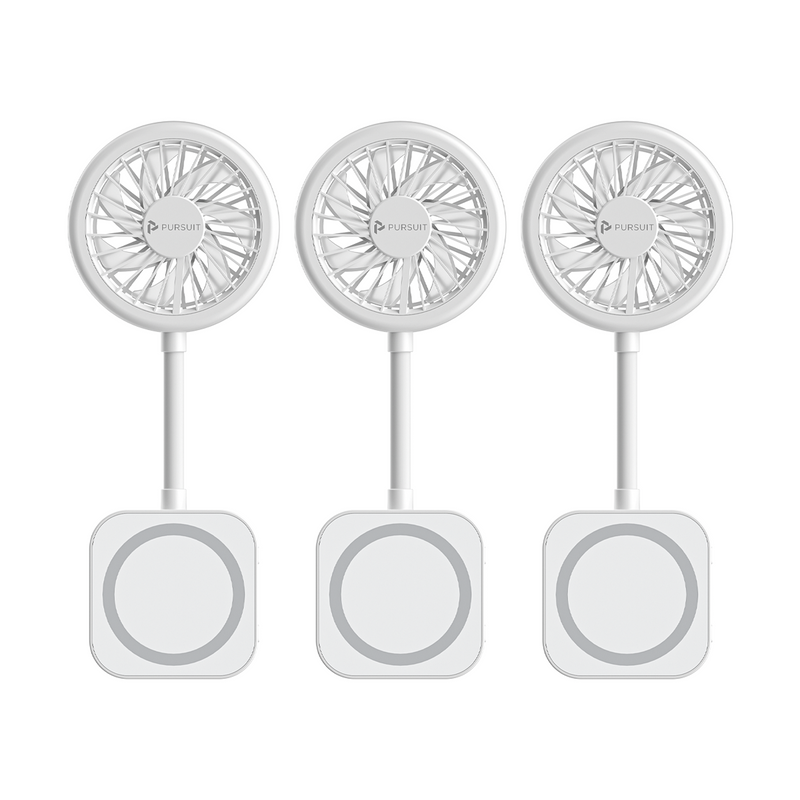 2025 New Magnetic Fan, Portable Fan with 3 Modes Led Light, 1200mAh Foldable Travel Fan, USB Rechargeable Handheld Fan Hands-Free Phone Mount, 3 Speed Wind, 360° Adjustable Stand, Pocket Design for Travel Summer Concerts Car, Summer Gifts for Women & Men.