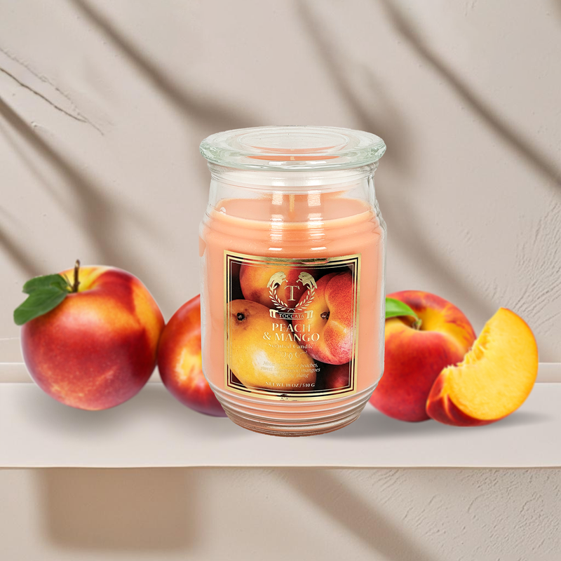18oz Jar Scented Candle, Long Lasting Soy Wax Candle for Relaxation & Stress Relief, Aromatherapy Gift for Women, Birthday, Housewarming, Halloween, Thanksgiving, Christmas