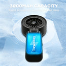 Portable Misting Fan with 18H Battery Life, 100 Speed Adjustable Personal Cooling Fan, Rechargeable Handheld & Desktop Fan with 1 Hour Mist Tank, Handle Stand and Lanyard