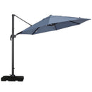 Noble House Durango 9.6' Outdoor Canopy Sunshade Umbrella