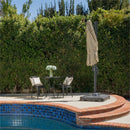 Noble House Durango 9.6' Outdoor Canopy Sunshade Umbrella