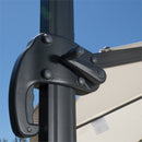 Noble House Durango 9.6' Outdoor Canopy Sunshade Umbrella