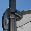 Noble House Durango 9.6' Outdoor Canopy Sunshade Umbrella