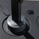 Noble House Durango 9.6' Outdoor Canopy Sunshade Umbrella