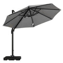 Noble House Durango 9.6' Outdoor Canopy Sunshade Umbrella