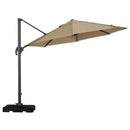 Noble House Durango 9.6' Outdoor Canopy Sunshade Umbrella