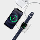 2-in-1 Foldable Magnetic Charger for Apple Watch, iPhone 15/14/13/12 Series & AirPods - Versatile Charger for Everyday Use Wearable Folding car