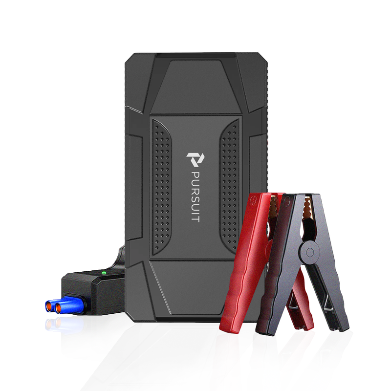 Portable UltraSafe Smart Jump Starter & Power Bank with Emergency Multimode Flash light for Cars with 4.0L Gasoline and 2.0L Diesel Engines