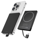 5000mAh Magsafe Power Bank Charger with Built-In USB C or Lightning Cable